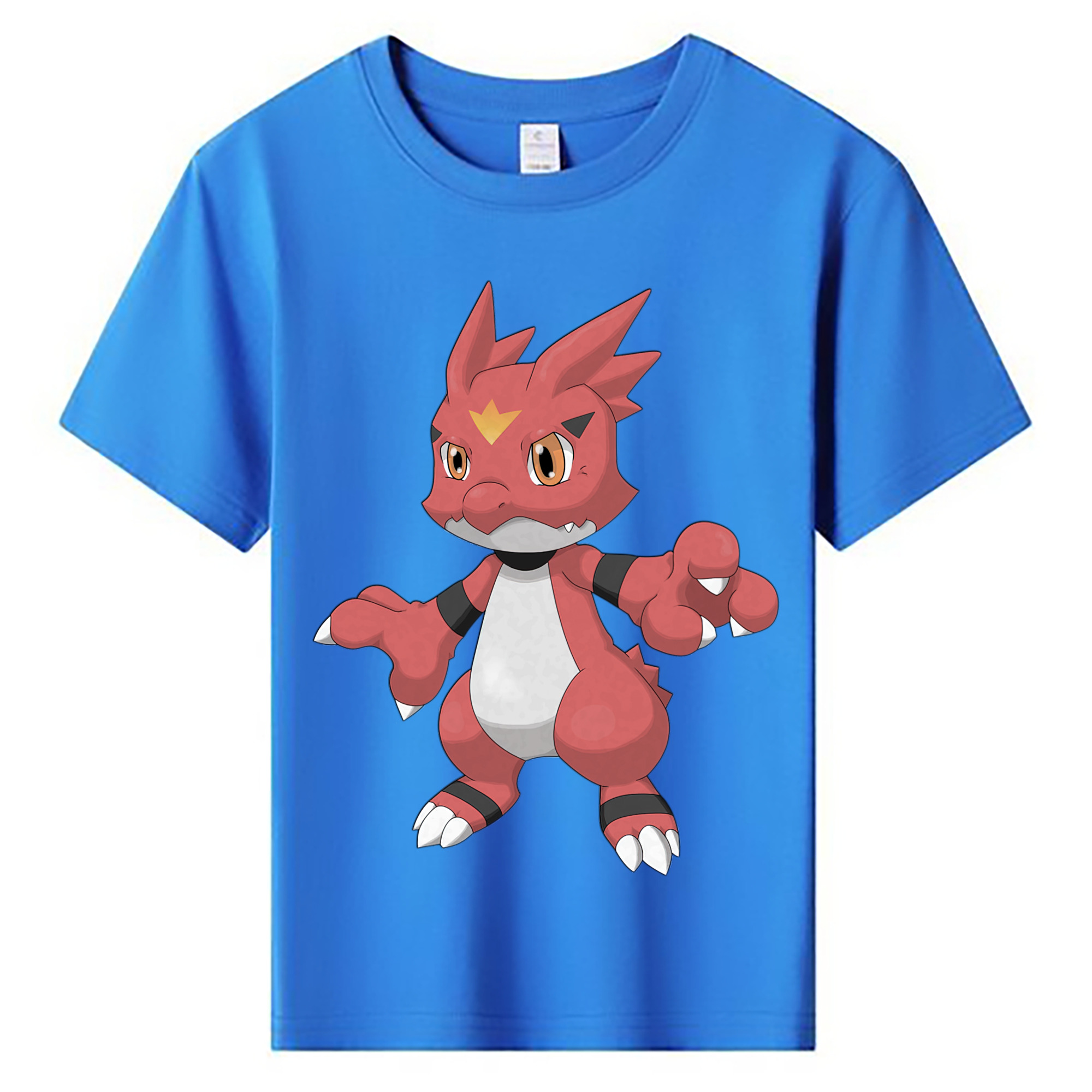 （画像用） Digimon デジタルモンスター/デジモン 綿100％キッズTシャツ（フロントプリント）